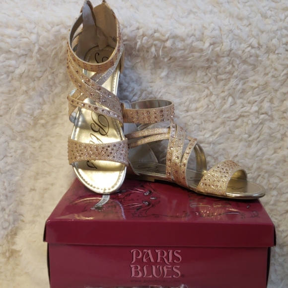 🤩Gemstone Girl's Gold Sandals🤩 - Picture 4 of 8